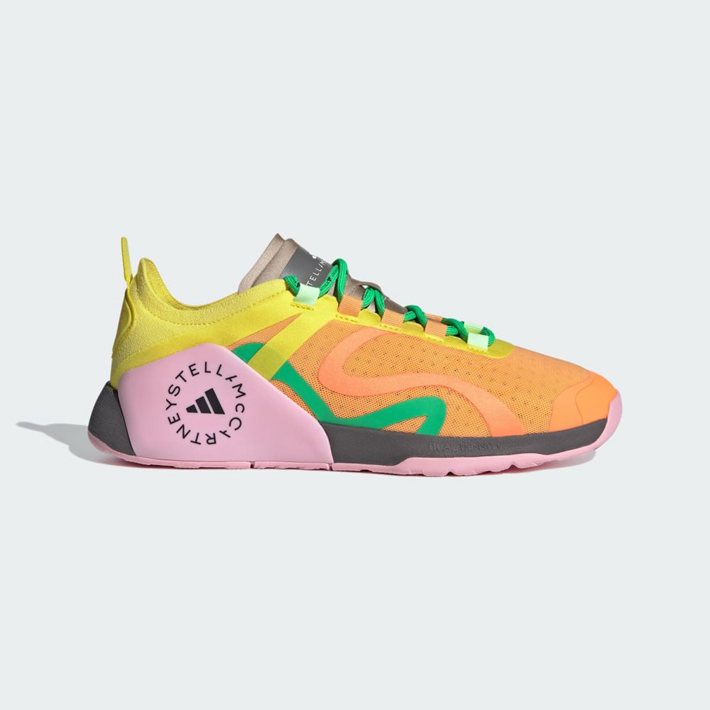 Chaussure Training Adidas Adidas by Stella McCartney Dropset Orange Rose Jaune Femme | UOF-97471864