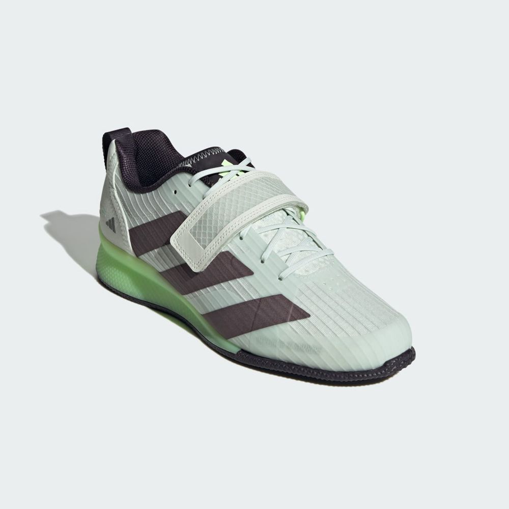 Chaussure Haltérophilie Adidas Adipower Weightlifting 3 Vert Grise Femme | XQS-36241722