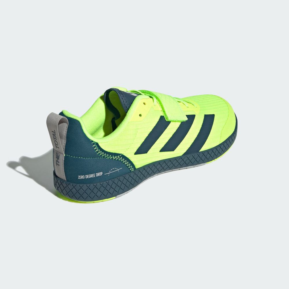 Chaussure Haltérophilie Adidas The Total Vert Grise Femme | TOS-97752787