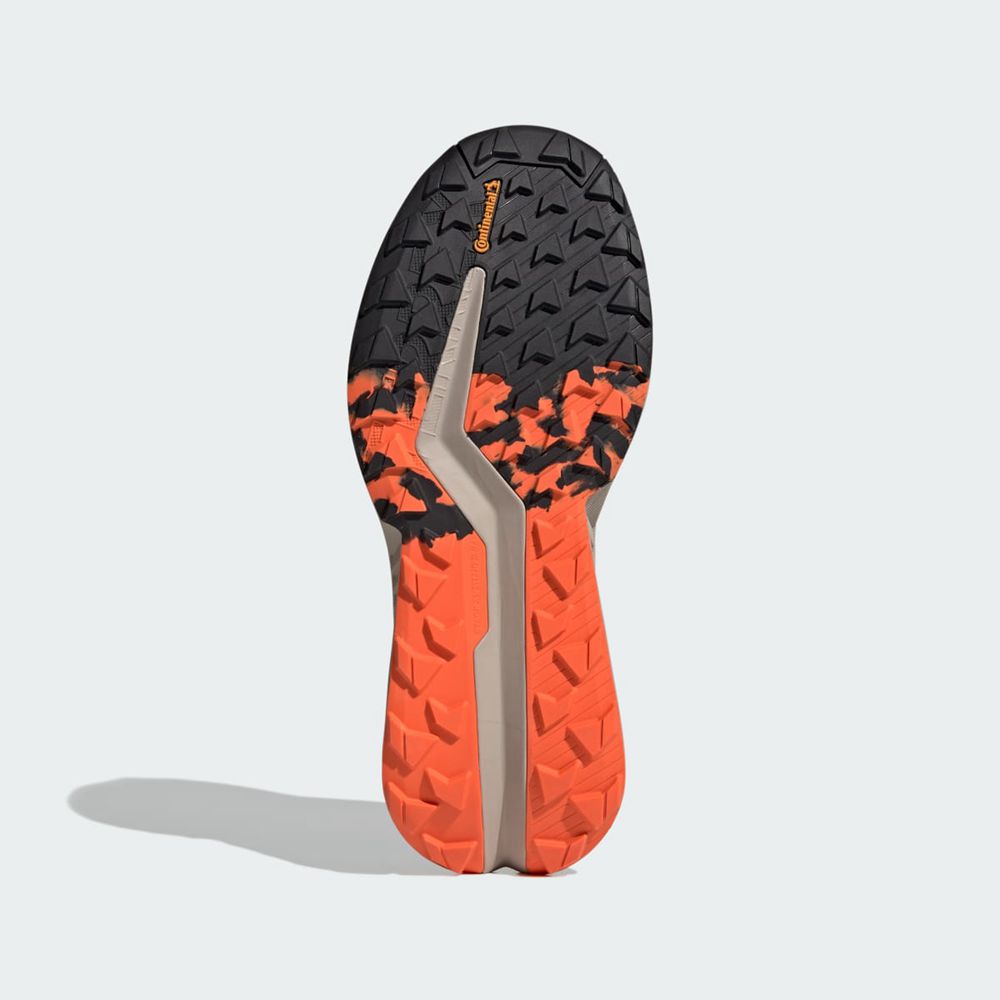 Chaussure Trail Running Adidas Terrex Soulstride Flow GTX W Noir Grise Orange Femme | UOD-74851219