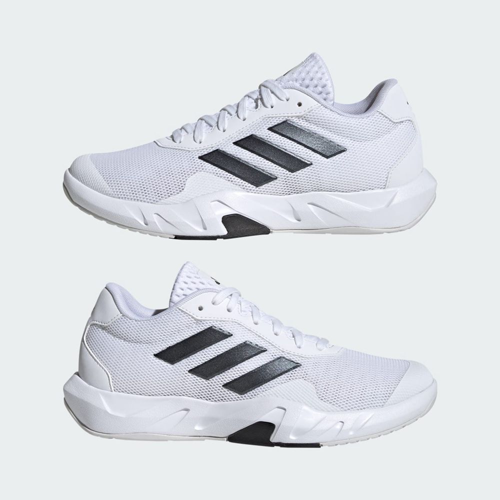 Chaussure Training Adidas Amplimove Blanche Noir Grise Femme | ZRD-66509664