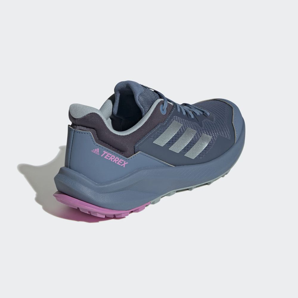 Chaussure Trail Running Adidas Terrex Trailrider Bleu Marine Grise Violette Femme | HCM-62400277