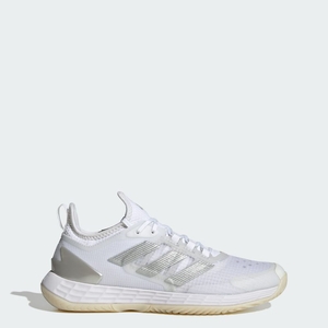 Chaussure Tennis Adidas Adizero Ubersonic 4.1 Blanche Argent Grise Femme | ORB-58789295