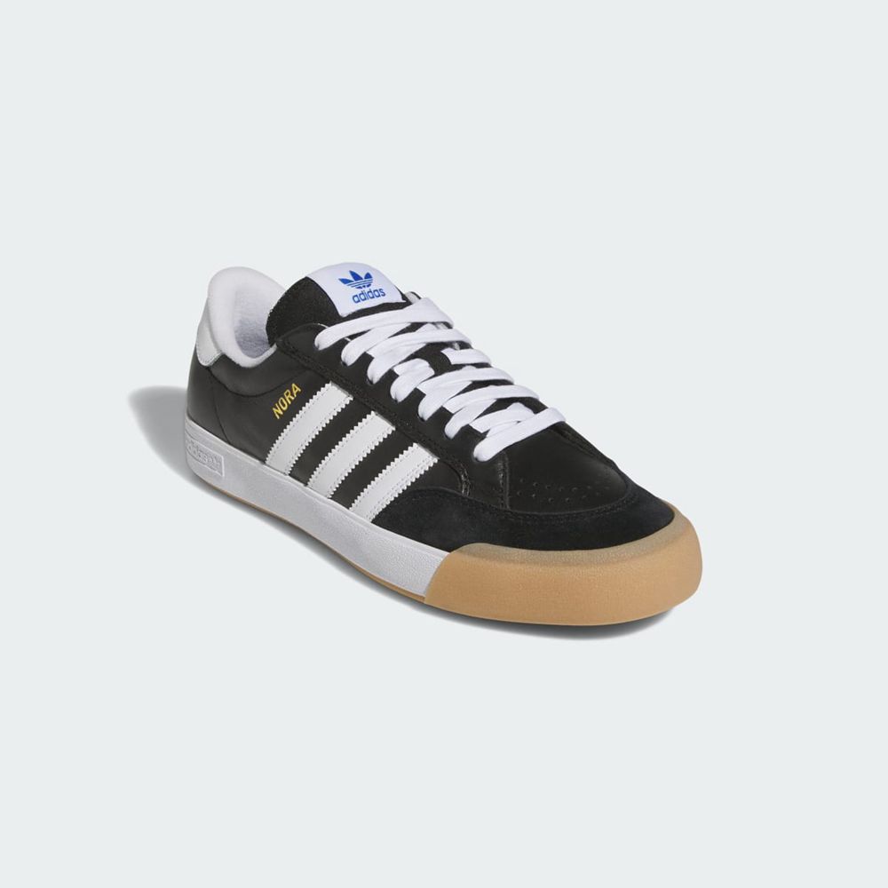 Chaussure Tennis Adidas Nora Noir Blanche Bleu Femme | HHY-61069593