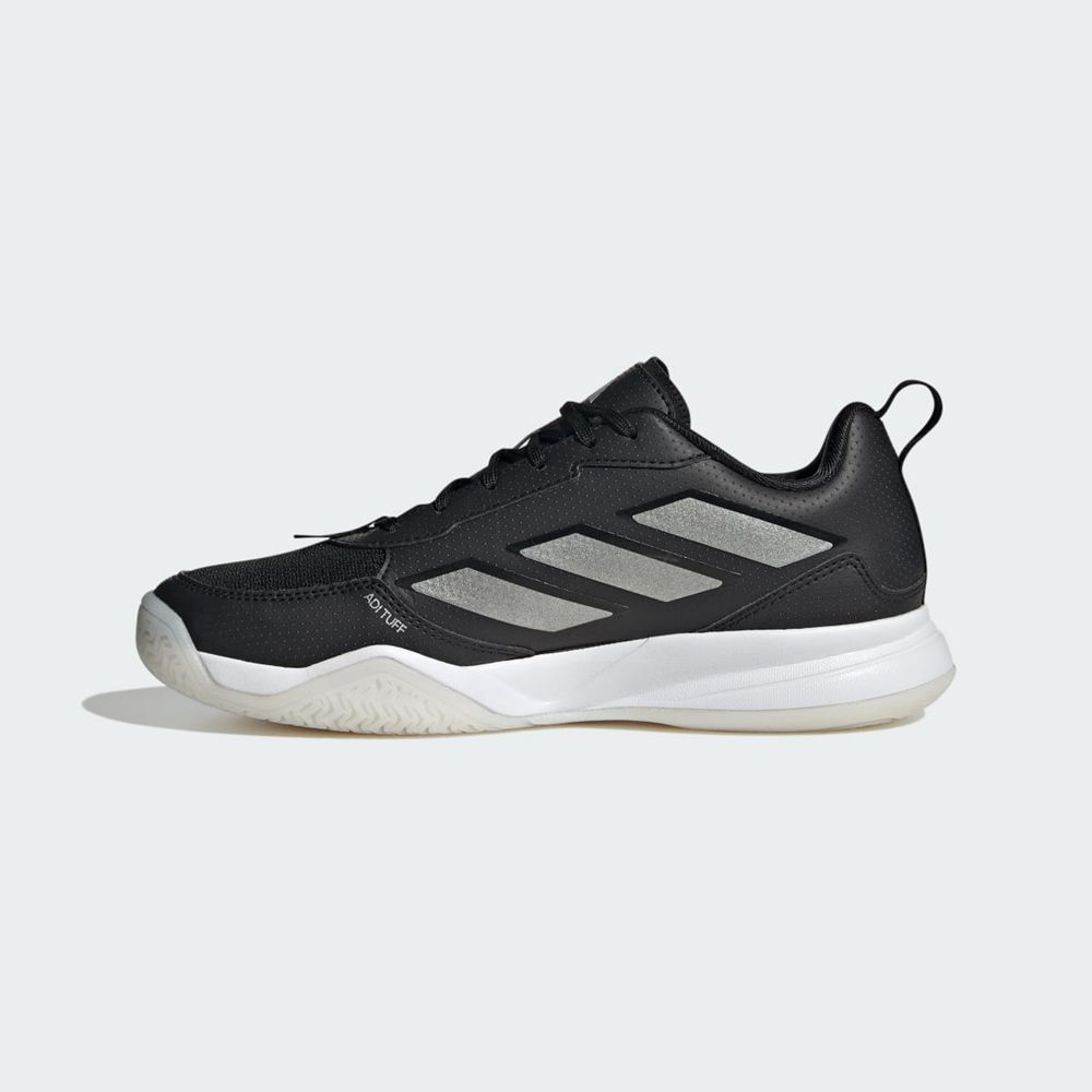 Chaussure Tennis Adidas Avaflash Low Noir Argent Blanche Femme | HTG-42024607