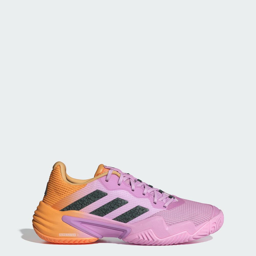 Chaussure Tennis Adidas Barricade 13 Orange Violette Grise Femme | YIU-54033986