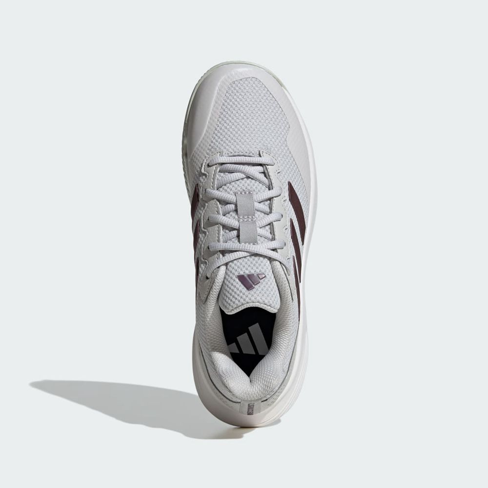 Chaussure Tennis Adidas Gamecourt 2.0 Grise Blanche Femme | ZLD-71797185