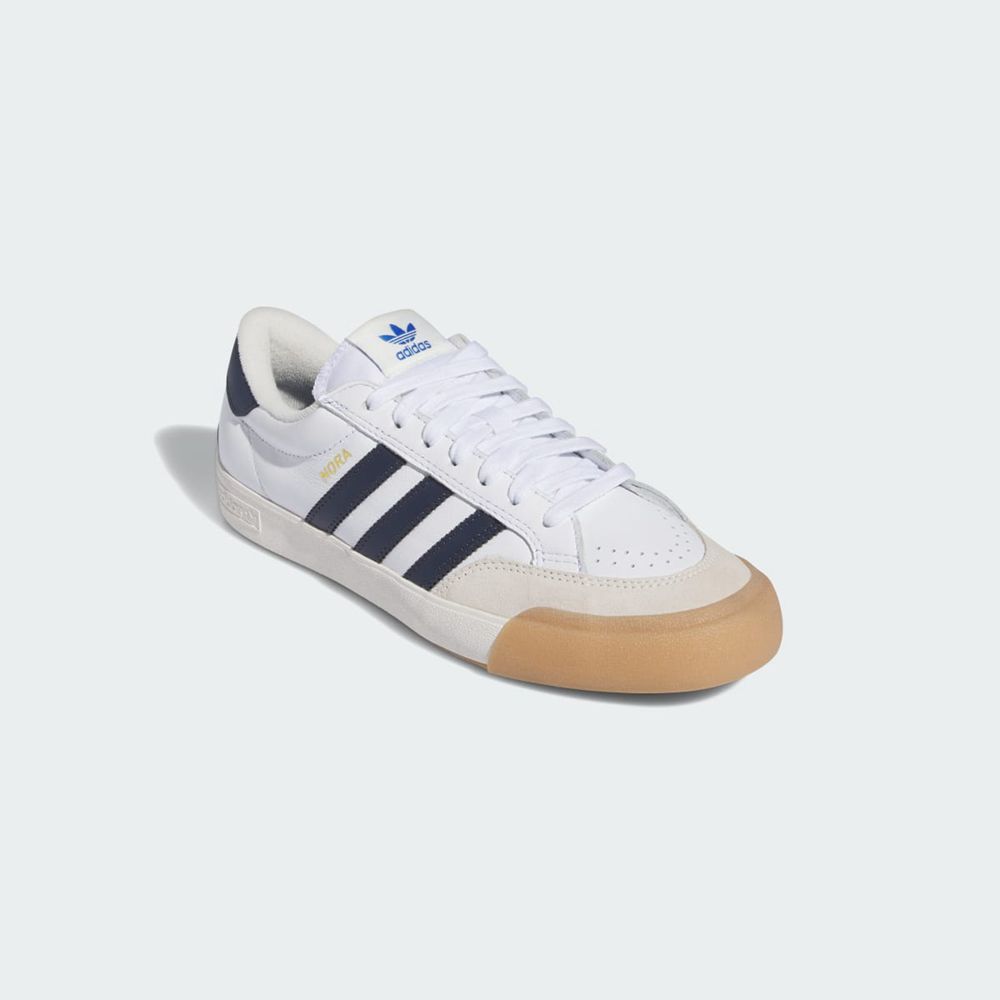 Chaussure Tennis Adidas Nora Blanche Bleu Marine Femme | YKP-96885060