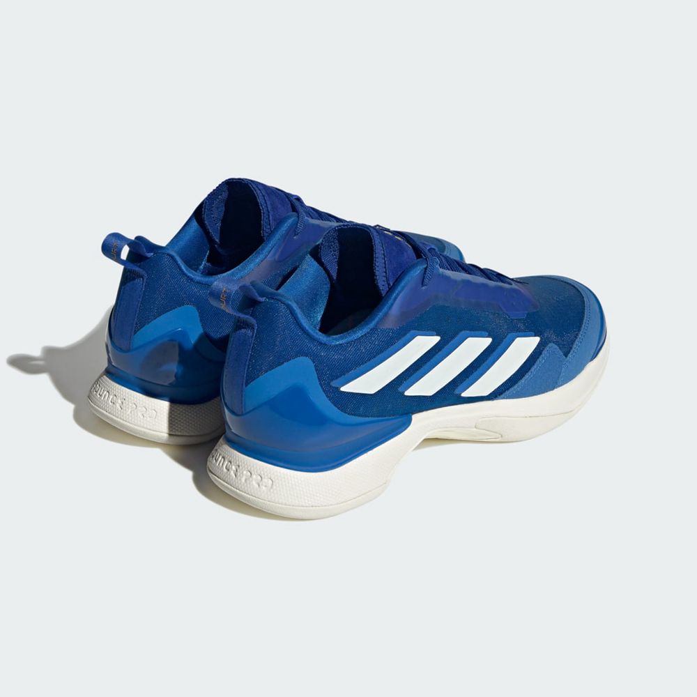 Chaussure Tennis Adidas Avacourt Bleu Blanche Femme | CDD-22889755