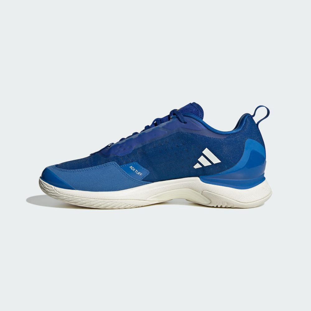 Chaussure Tennis Adidas Avacourt Bleu Blanche Femme | CDD-22889755