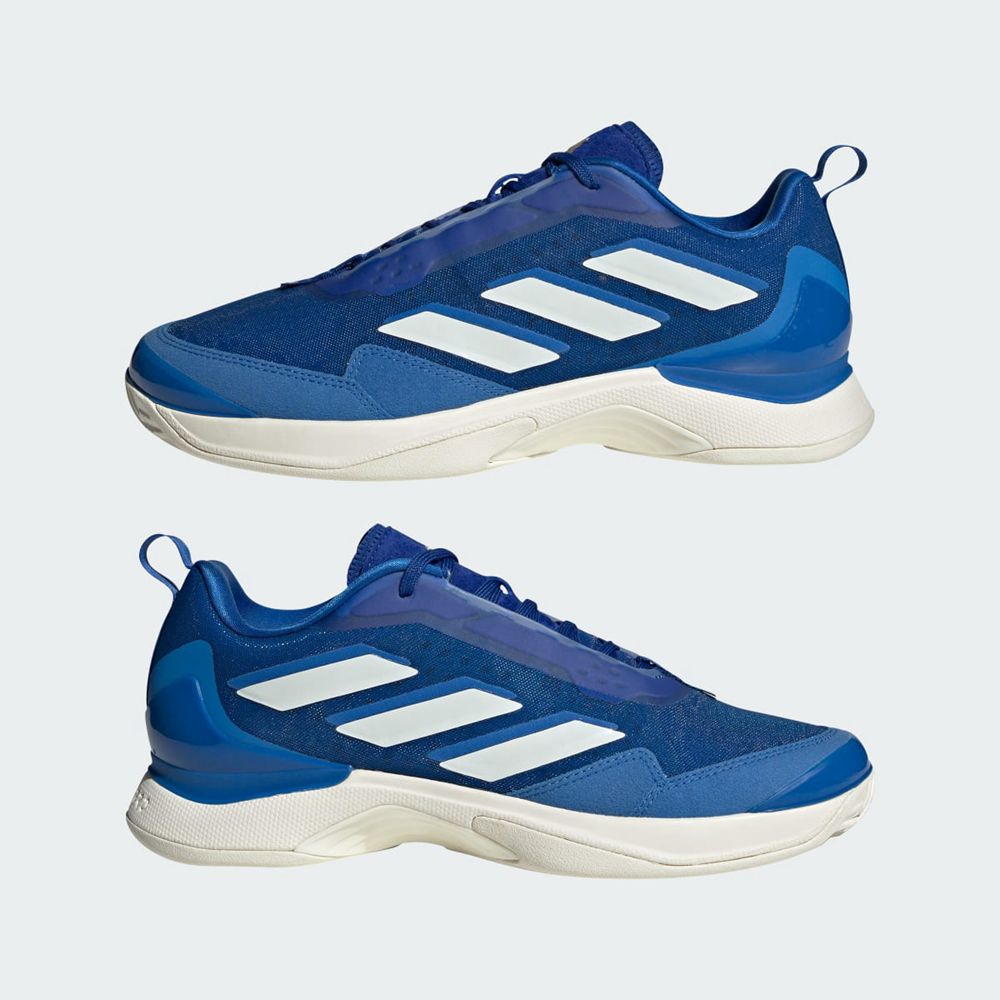 Chaussure Tennis Adidas Avacourt Bleu Blanche Femme | CDD-22889755