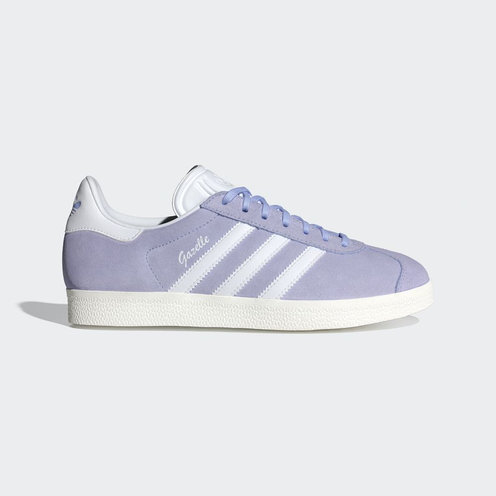 Basket Adidas Gazelle Violette Blanche Femme | GWU-08600007