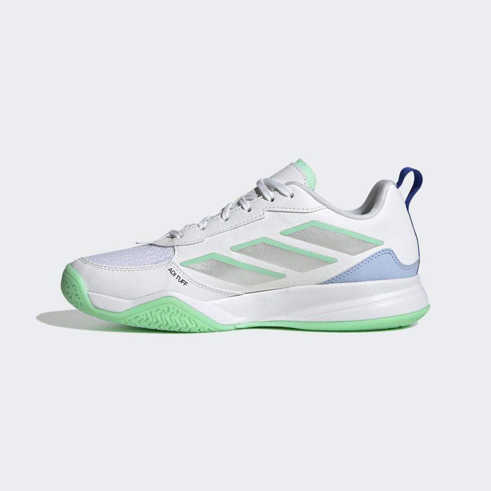 Chaussure Tennis Adidas Avaflash Low Blanche Argent Vert Femme | NKX-27755752