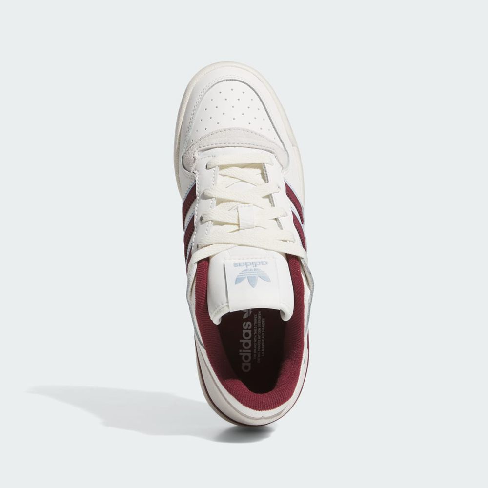 Basket Adidas Forum Low CL Blanche Bordeaux Femme | ABY-24050992