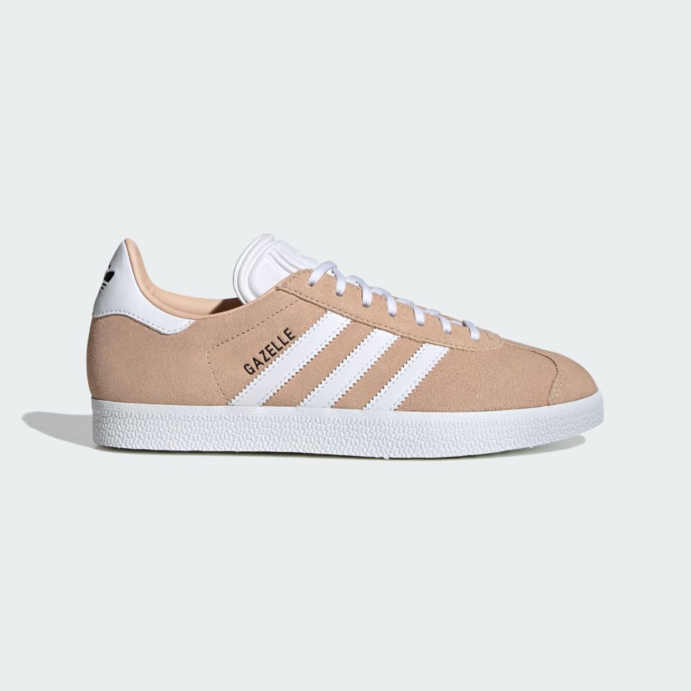 Basket Adidas Gazelle Rose Blanche Femme | DJM-67379363