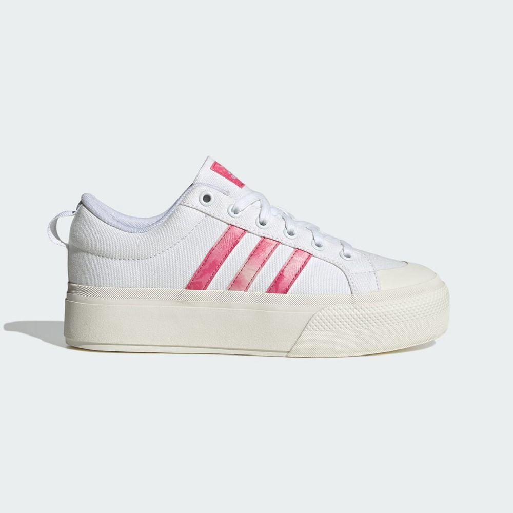 Basket Adidas Bravada 2.0 Platform Blanche Rose Femme | VIW-10475354