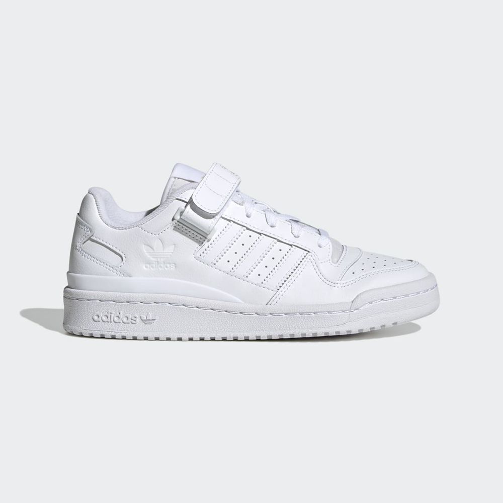 Basket Adidas Forum Low Blanche Femme | QER-85964511