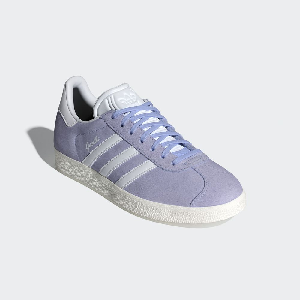 Basket Adidas Gazelle Violette Blanche Femme | GWU-08600007