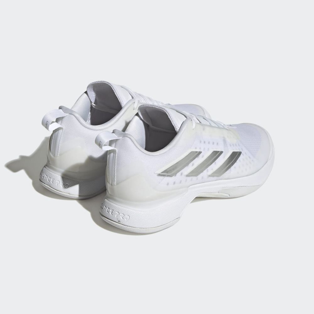 Chaussure Tennis Adidas Avacourt Blanche Argent Femme | KPP-42555074