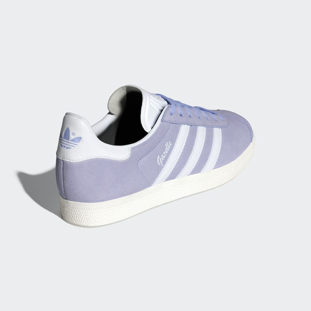 Basket Adidas Gazelle Violette Blanche Femme | GWU-08600007