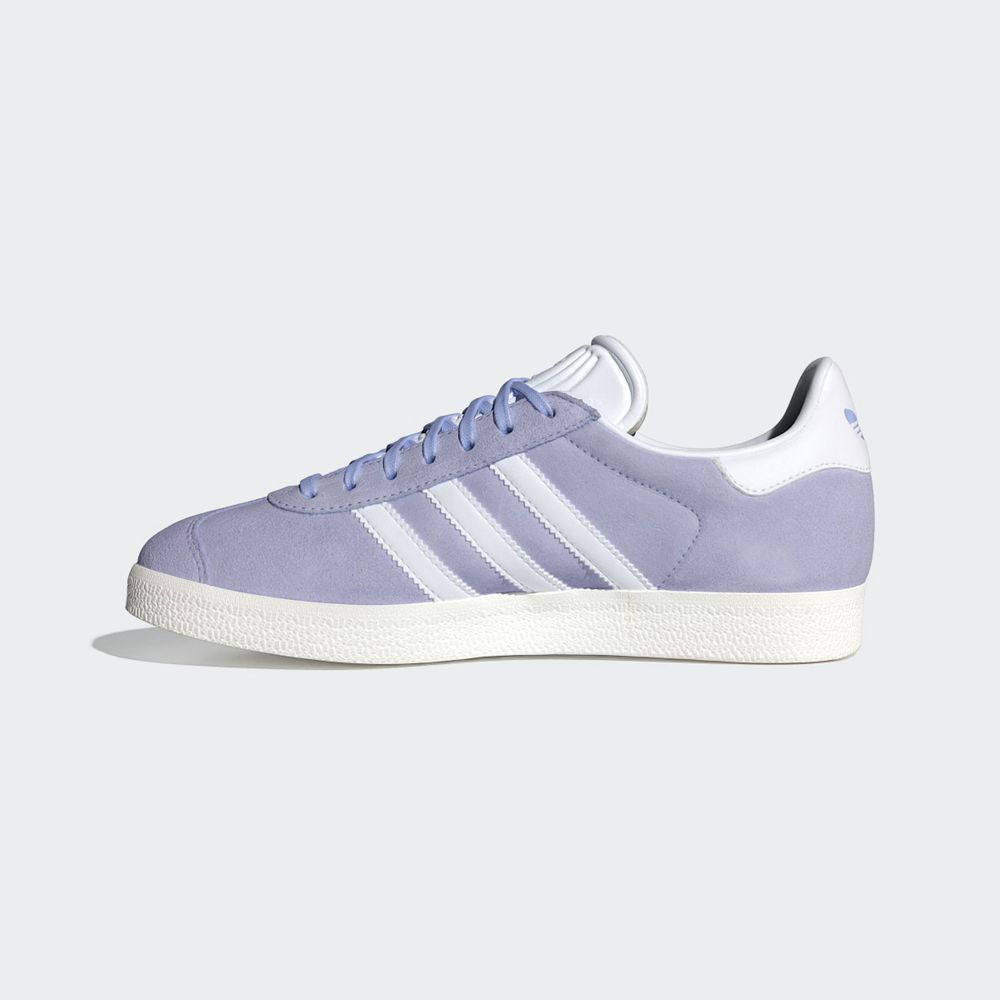 Basket Adidas Gazelle Violette Blanche Femme | GWU-08600007