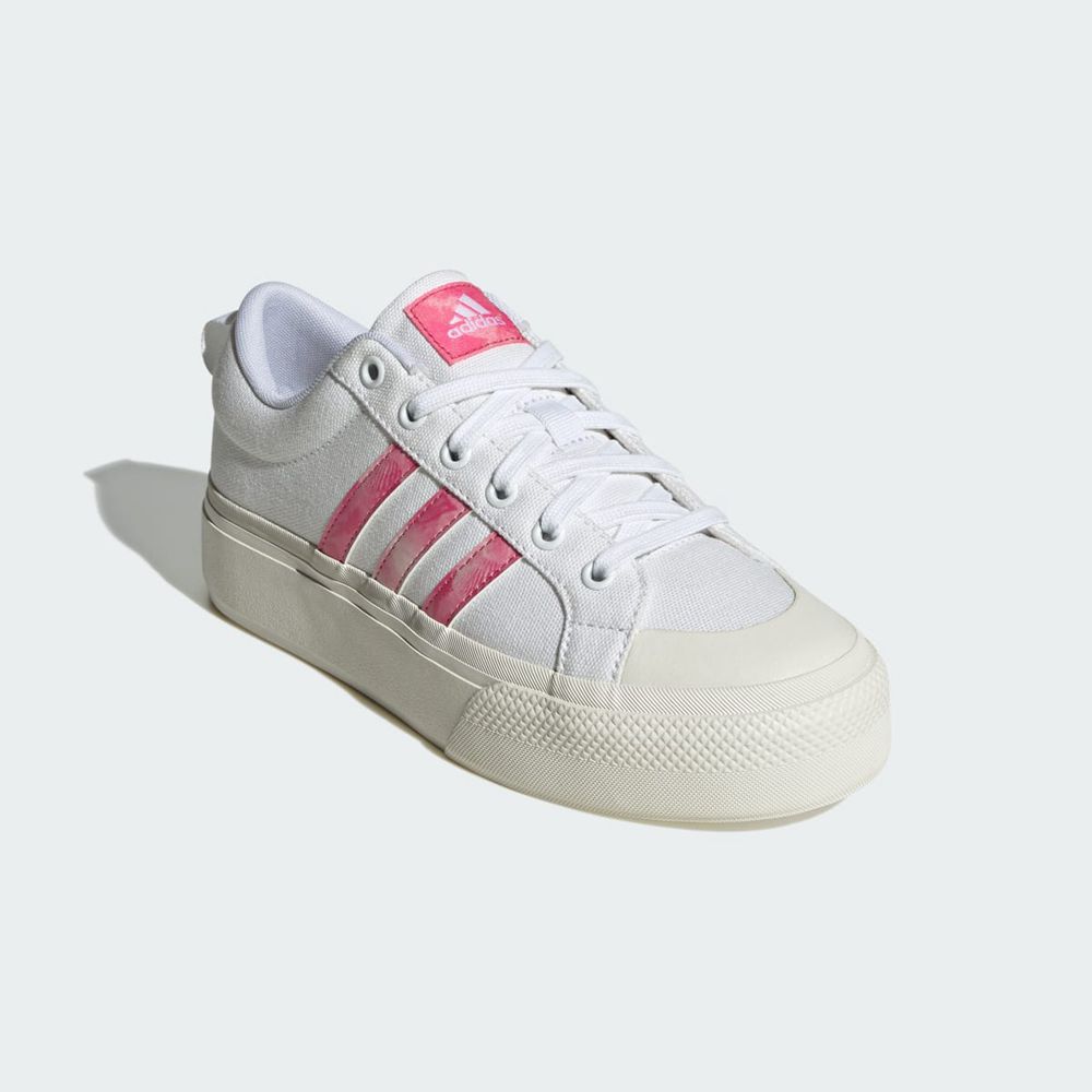 Basket Adidas Bravada 2.0 Platform Blanche Rose Femme | VIW-10475354