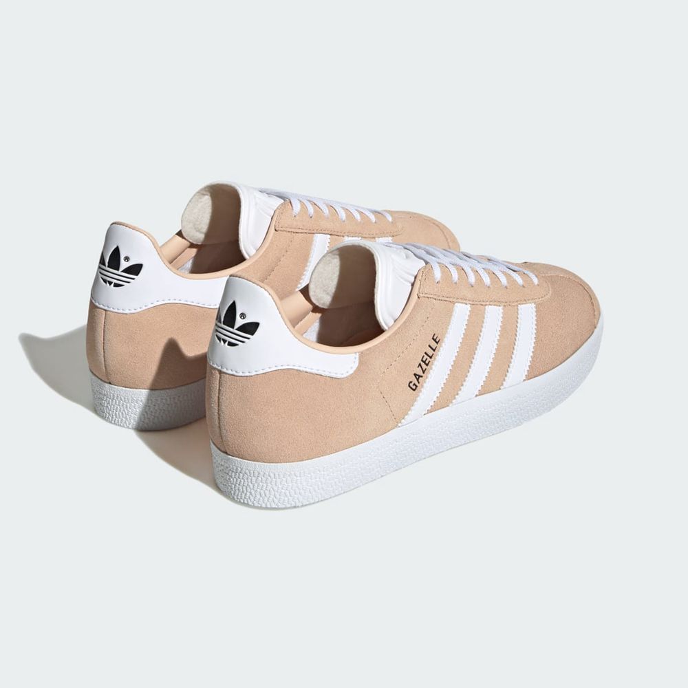 Basket Adidas Gazelle Rose Blanche Femme | DJM-67379363