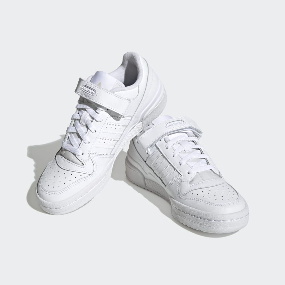 Basket Adidas Forum Low Blanche Femme | QER-85964511