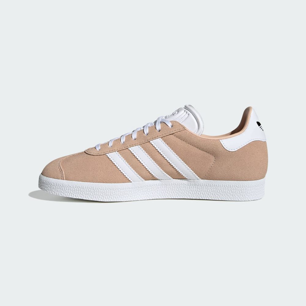 Basket Adidas Gazelle Rose Blanche Femme | DJM-67379363