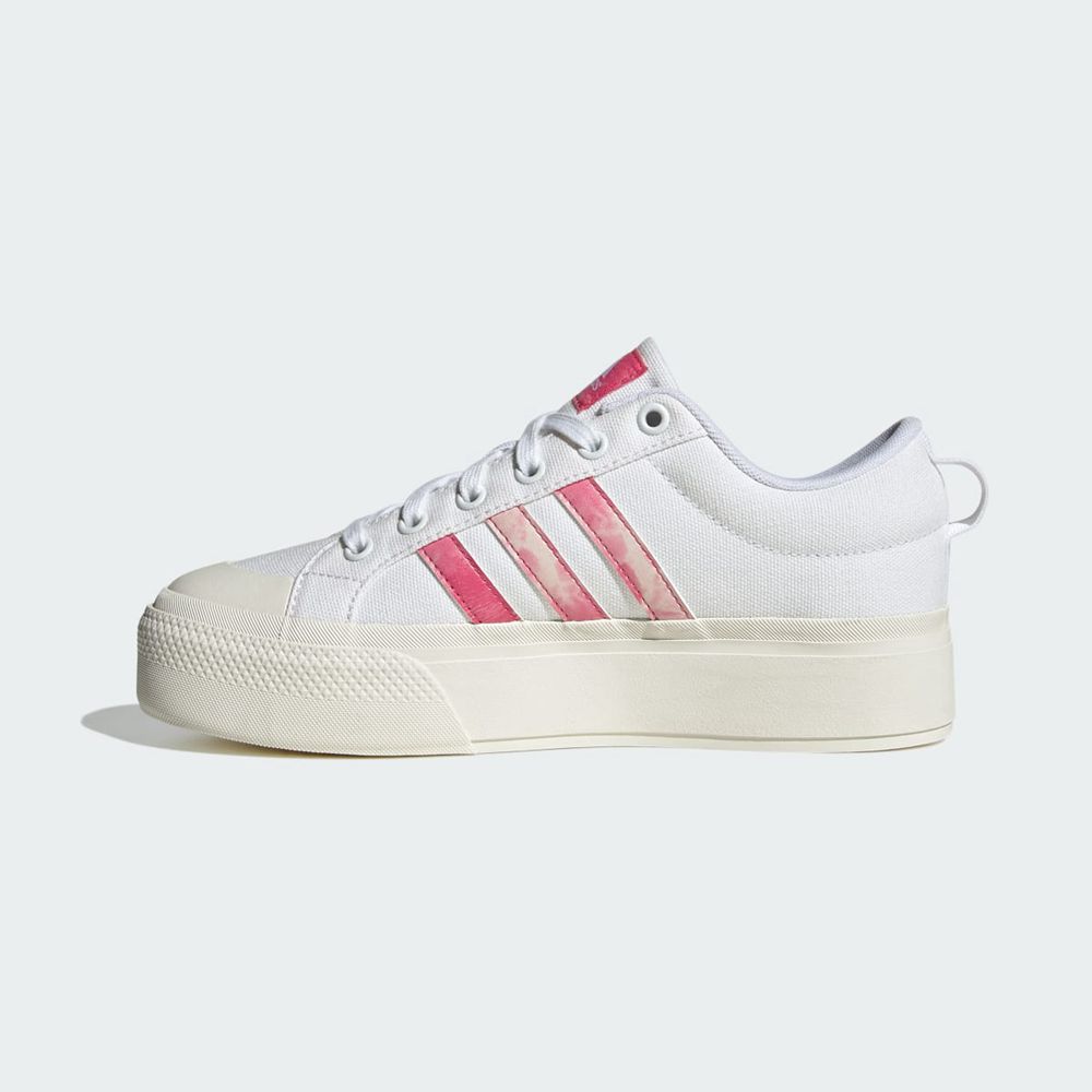 Basket Adidas Bravada 2.0 Platform Blanche Rose Femme | VIW-10475354