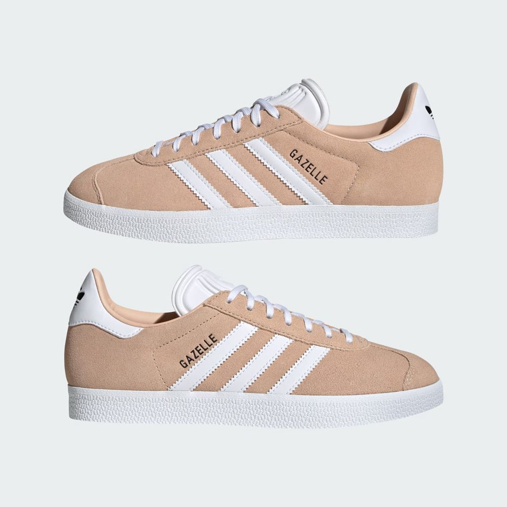 Basket Adidas Gazelle Rose Blanche Femme | DJM-67379363