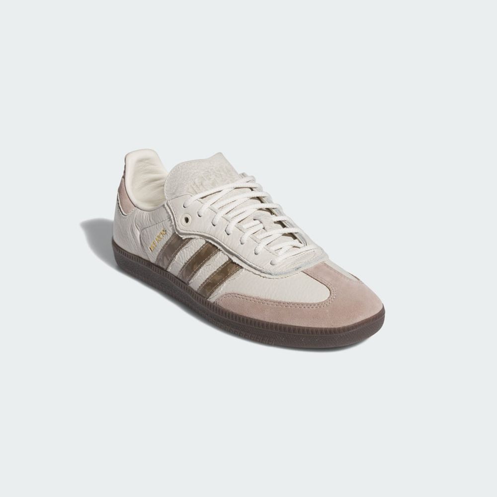 Basket Adidas x Nicekicks Samba Blanche Marron Femme | UMF-23619125