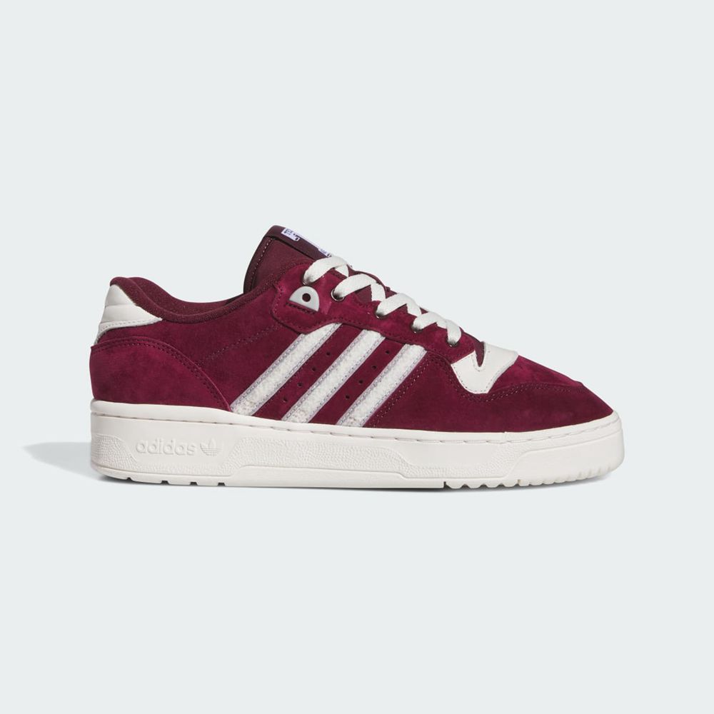 Basket Adidas Texas A&M Rivalry Low Bordeaux Blanche Femme | NIU-99323998