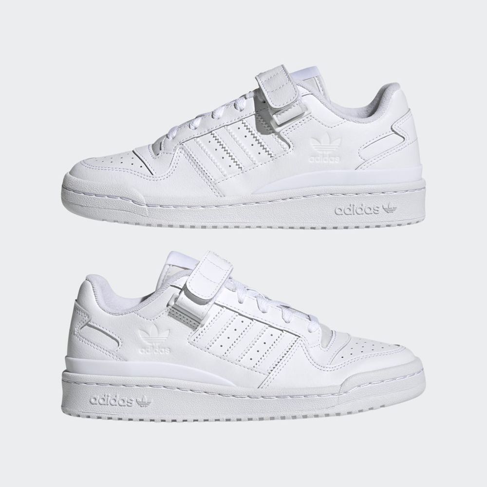 Basket Adidas Forum Low Blanche Femme | QER-85964511