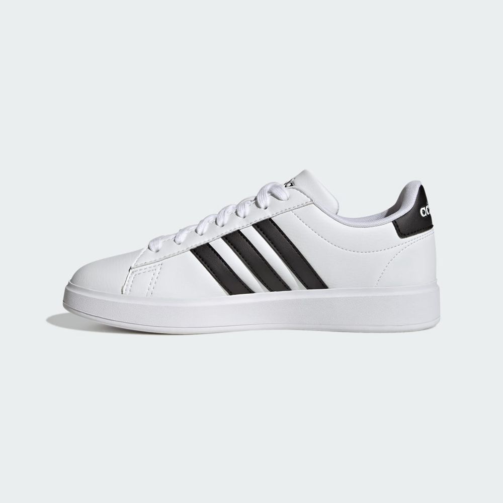 Basket Adidas Grand Court Blanche Noir Femme | IXT-65456031