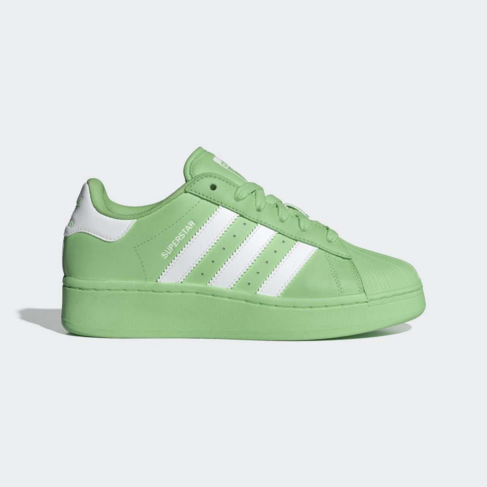 Basket Adidas Superstar XLG Vert Blanche Femme | VHU-33076817