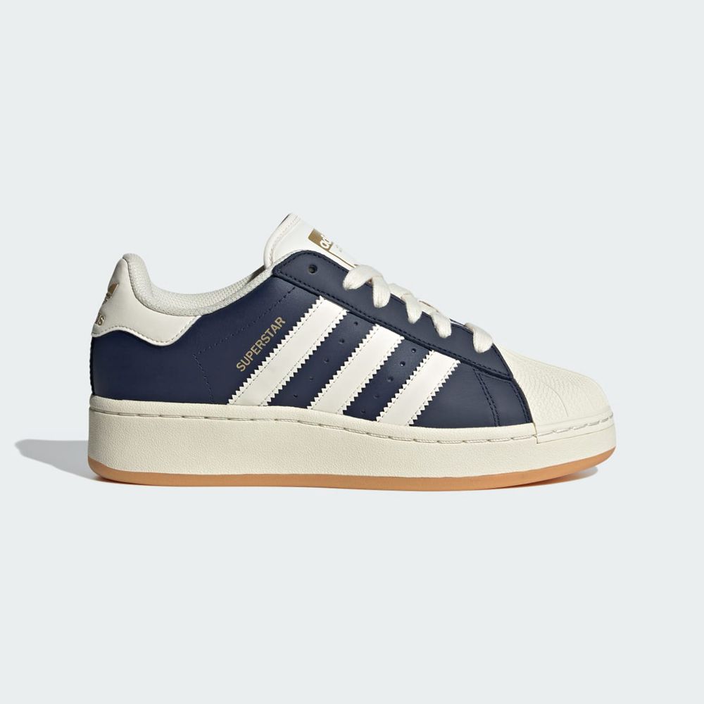 Basket Adidas Superstar XLG Bleu Marine Blanche Femme | BCL-42755199