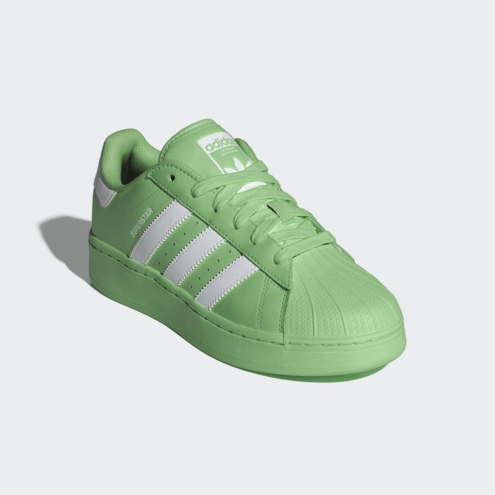 Basket Adidas Superstar XLG Vert Blanche Femme | VHU-33076817