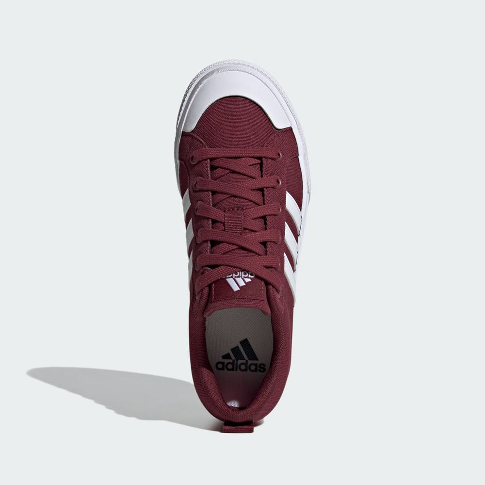 Basket Adidas Bravada 2.0 Platform Bordeaux Blanche Femme | ZUH-99953812