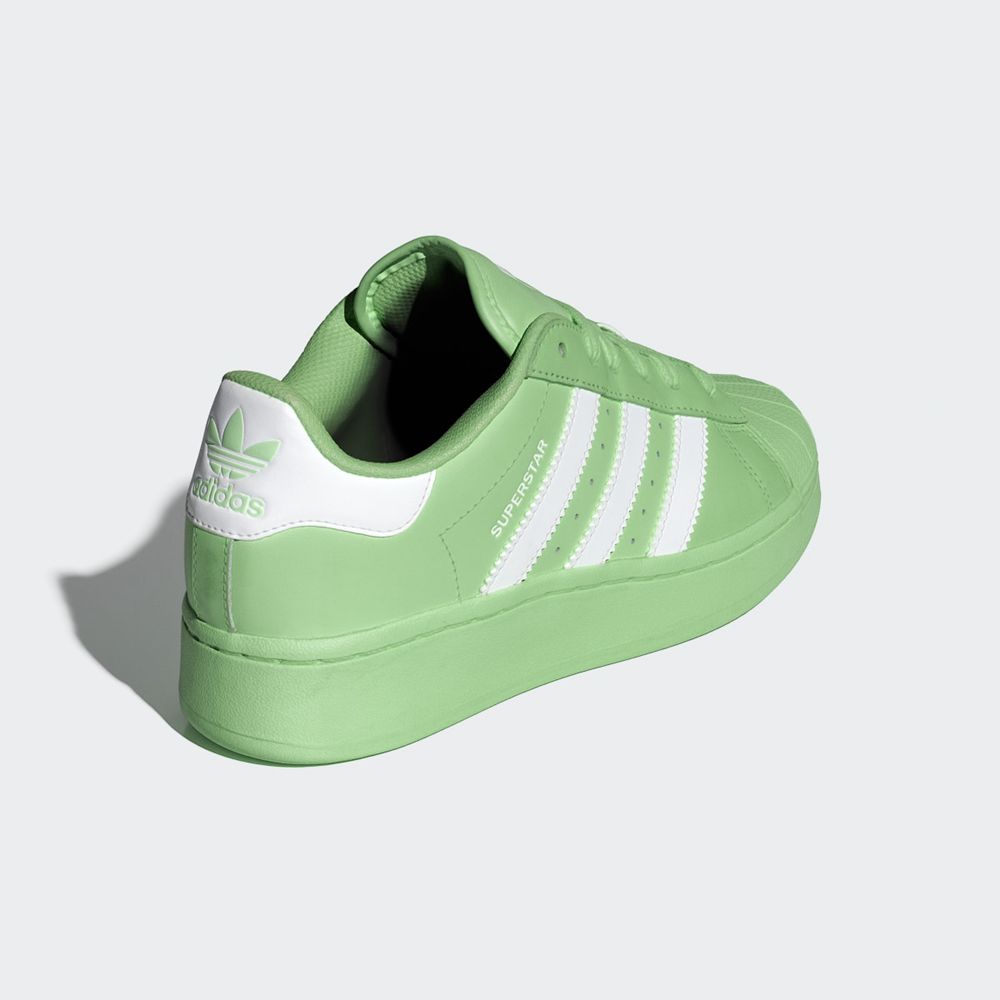 Basket Adidas Superstar XLG Vert Blanche Femme | VHU-33076817