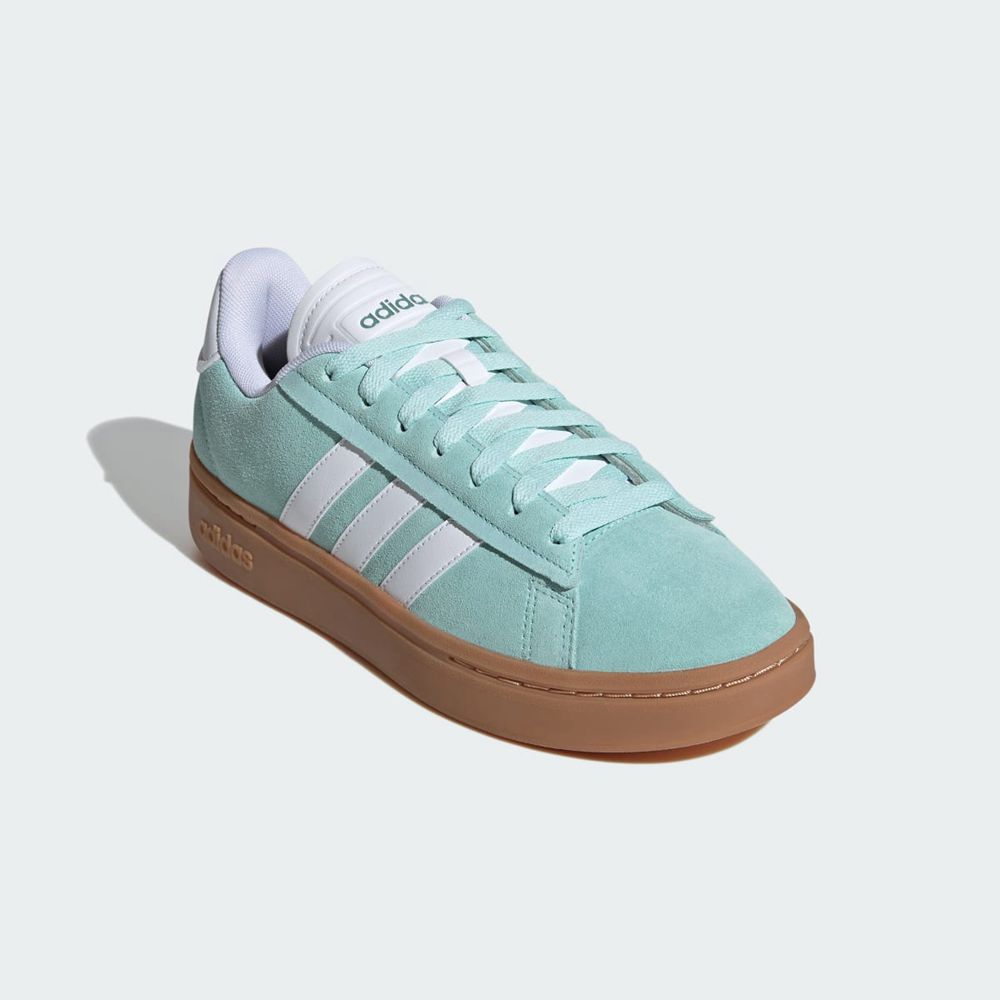 Basket Adidas Grand Court Alpha Vert Blanche Femme | YYM-20858691