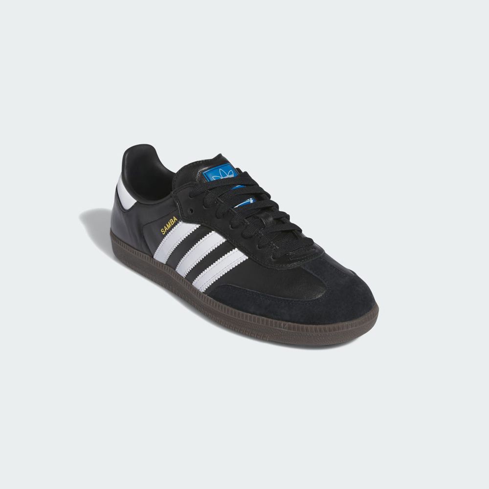 Basket Adidas Samba ADV Noir Blanche Femme | QEO-43730395