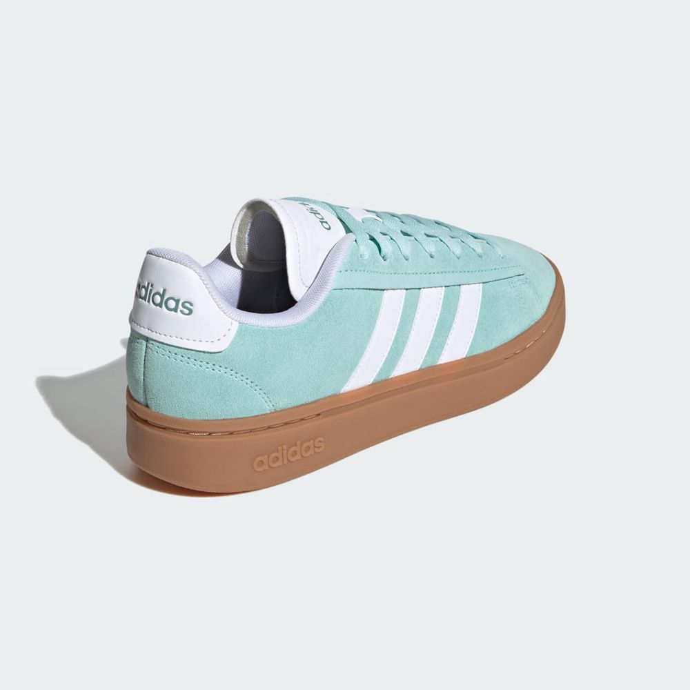 Basket Adidas Grand Court Alpha Vert Blanche Femme | YYM-20858691