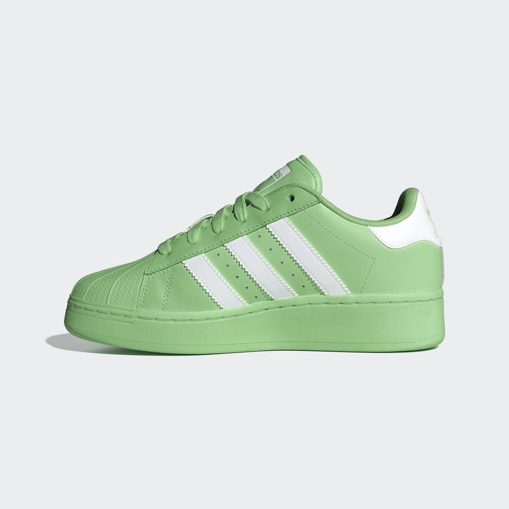 Basket Adidas Superstar XLG Vert Blanche Femme | VHU-33076817