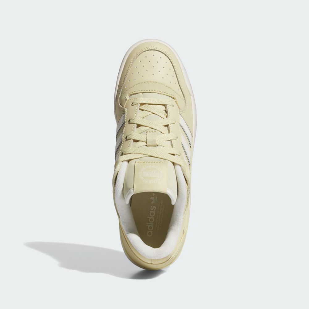 Basket Adidas Forum Low Beige Blanche Femme | GRL-35149623