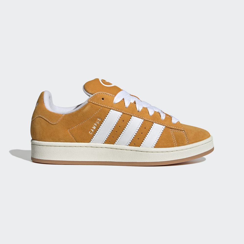 Basket Adidas Campus 00s Jaune Blanche Femme | NMN-28495410