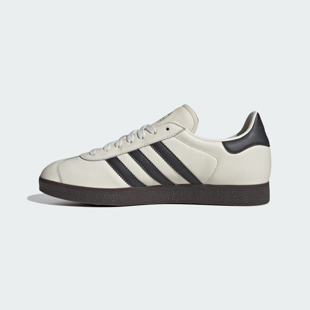 Basket Adidas Gazelle Germany Blanche Noir Femme | DUI-51444710