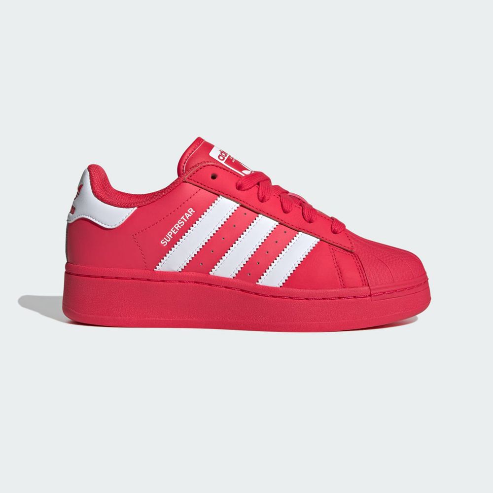 Basket Adidas Superstar XLG Rouge Blanche Femme | ESN-23008260