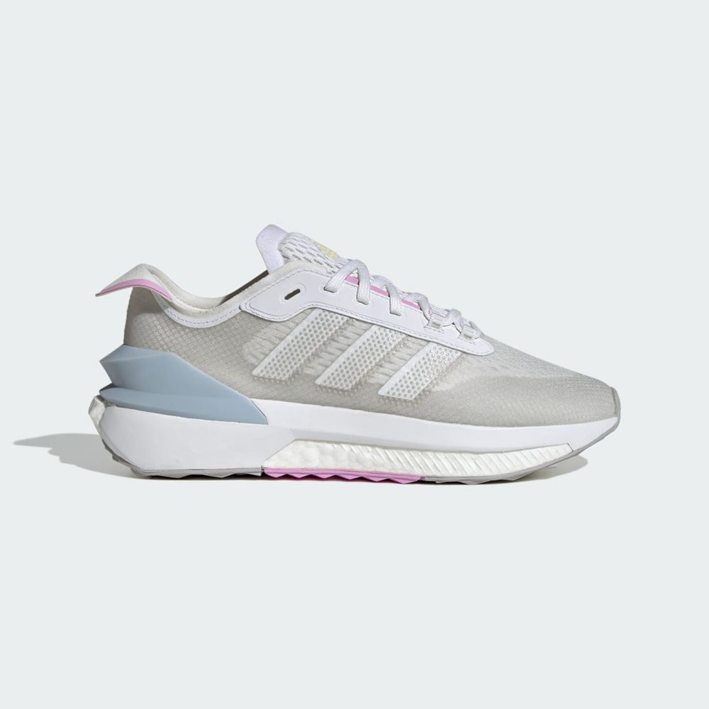 Basket Adidas AVRYN Blanche Bleu Femme | QAH-78604374