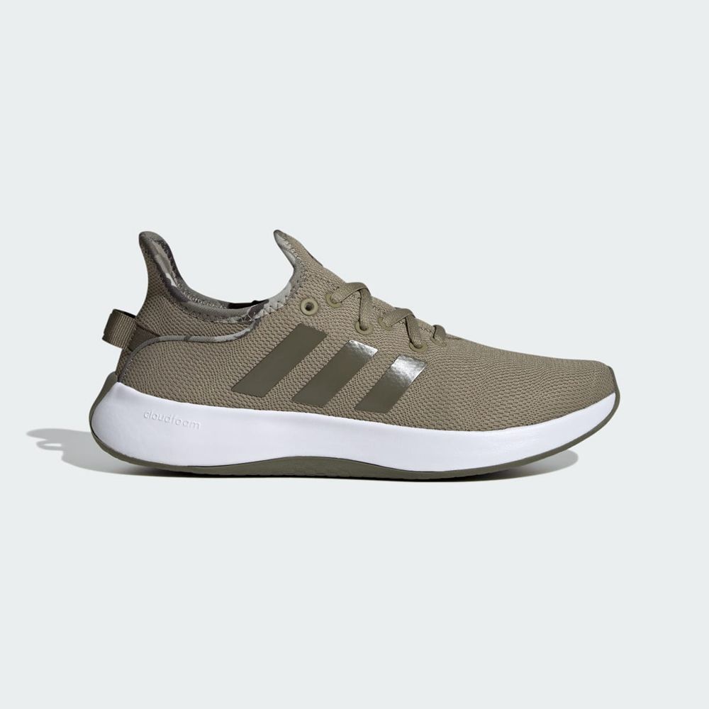 Basket Adidas Cloudfoam Pure Vert Vert Olive Femme | RFU-64385867